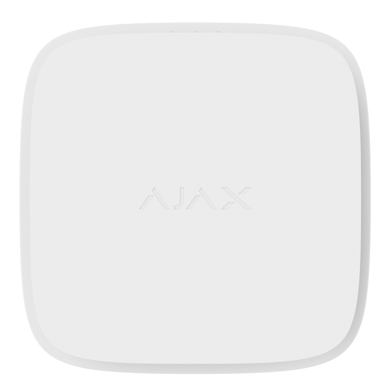 Ajax FireProtect 2 RB (Heat/Smoke) – Бездротовий пожежний датчик з сенсорами диму та температури із змінюваними батареями – білий