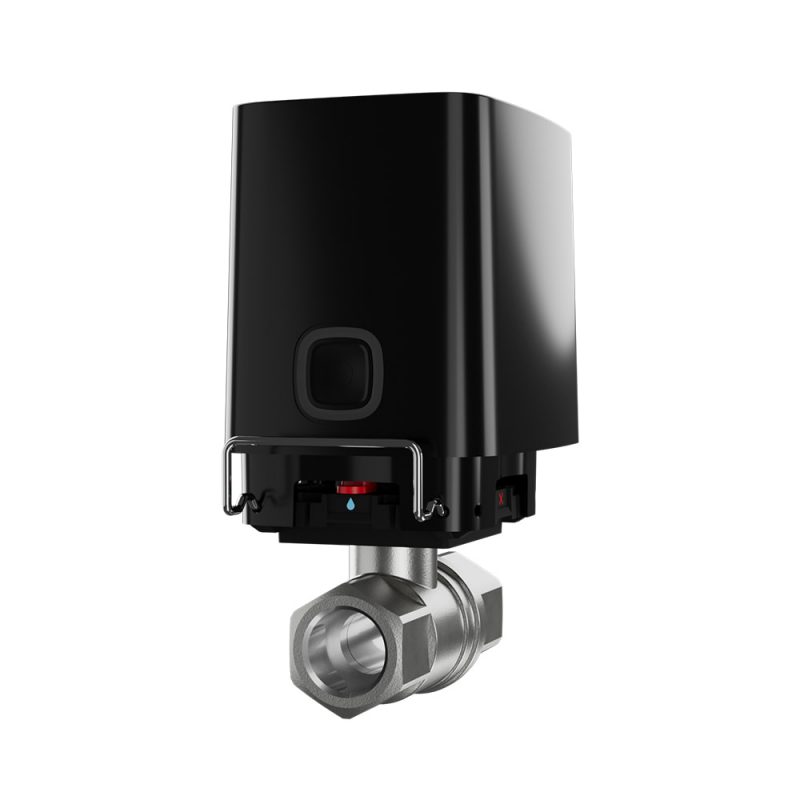 Ajax WaterStop 1/2″ (DN 15) – Кран перекриття води з дистанційним керуванням – чорний