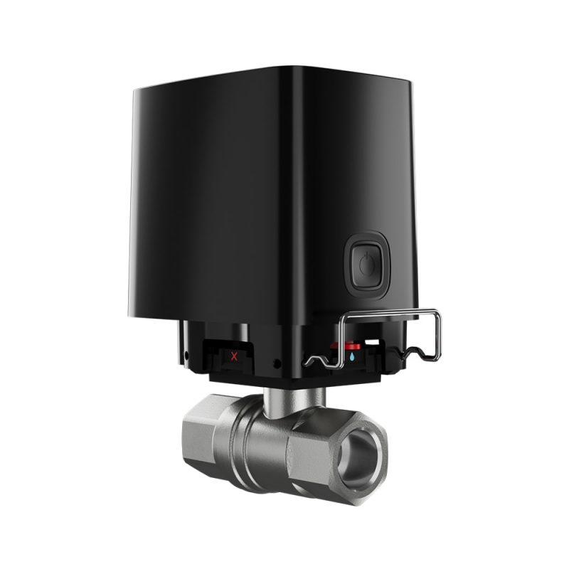 Ajax WaterStop 3/4″ (DN 20) – Кран перекриття води з дистанційним керуванням – чорний