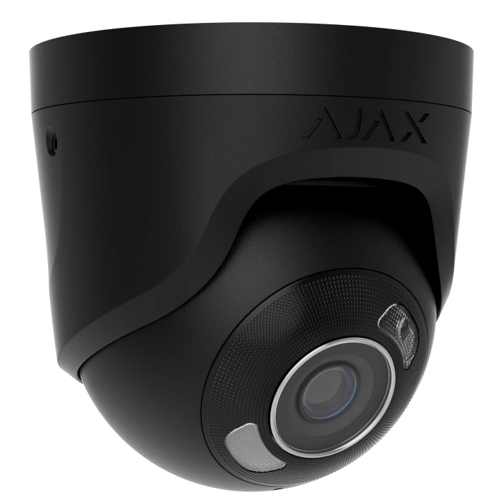 Дротова охоронна IP-камера Ajax TurretCam HL (5 Mp/2,8 mm) Black